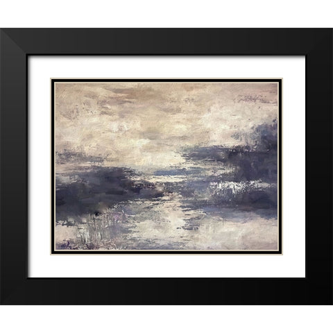 Water Spirits Black Modern Wood Framed Art Print with Double Matting by Alpenglow Workshop