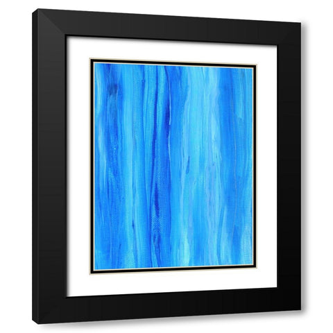 Waters Edge Black Modern Wood Framed Art Print with Double Matting by Alpenglow Workshop