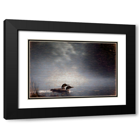 By Your Side Black Modern Wood Framed Art Print with Double Matting by Alpenglow Workshop