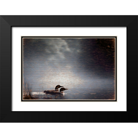 By Your Side Black Modern Wood Framed Art Print with Double Matting by Alpenglow Workshop