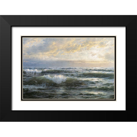 After the Storm Black Modern Wood Framed Art Print with Double Matting by Alpenglow Workshop