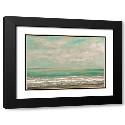 Rising Tides Black Modern Wood Framed Art Print with Double Matting by Alpenglow Workshop