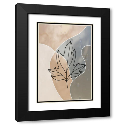 Autumn Rain Black Modern Wood Framed Art Print with Double Matting by Alpenglow Workshop