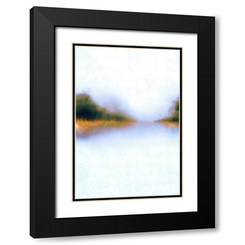 Early Morning Vista I Black Modern Wood Framed Art Print with Double Matting by Alpenglow Workshop
