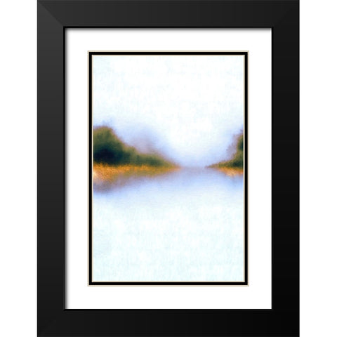 Early Morning Vista I Black Modern Wood Framed Art Print with Double Matting by Alpenglow Workshop