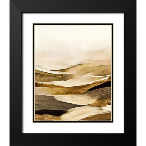 Endless Desert Black Modern Wood Framed Art Print with Double Matting by Alpenglow Workshop