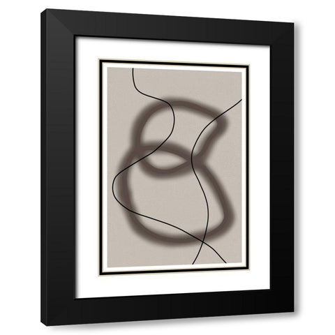 Forms and Figures Black Modern Wood Framed Art Print with Double Matting by Alpenglow Workshop