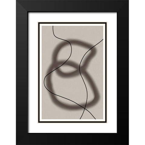 Forms and Figures Black Modern Wood Framed Art Print with Double Matting by Alpenglow Workshop