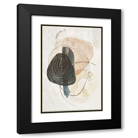Found Objects Black Modern Wood Framed Art Print with Double Matting by Alpenglow Workshop