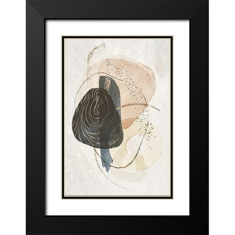 Found Objects Black Modern Wood Framed Art Print with Double Matting by Alpenglow Workshop