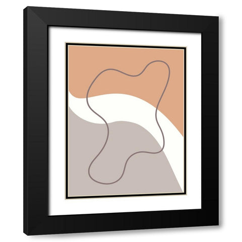 Infinity Path  Black Modern Wood Framed Art Print with Double Matting by Alpenglow Workshop