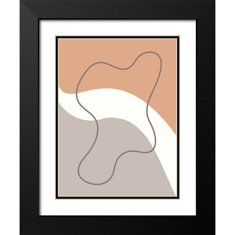 Infinity Path  Black Modern Wood Framed Art Print with Double Matting by Alpenglow Workshop