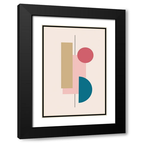 Ordered Alignment I Black Modern Wood Framed Art Print with Double Matting by Alpenglow Workshop