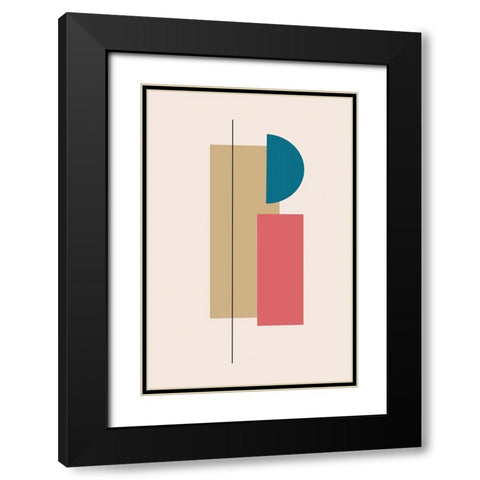 Ordered Alignment II Black Modern Wood Framed Art Print with Double Matting by Alpenglow Workshop