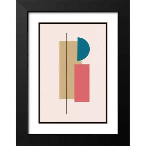 Ordered Alignment II Black Modern Wood Framed Art Print with Double Matting by Alpenglow Workshop