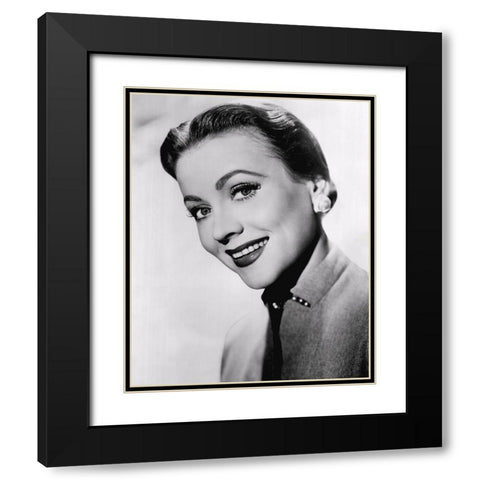 Anne Jeffreys 1955 Black Modern Wood Framed Art Print with Double Matting by Vintage Hollywood Archive