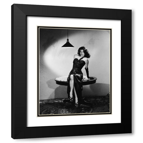 Ava Gardner, The Killers, 1946 Black Modern Wood Framed Art Print with Double Matting by Vintage Hollywood Archive