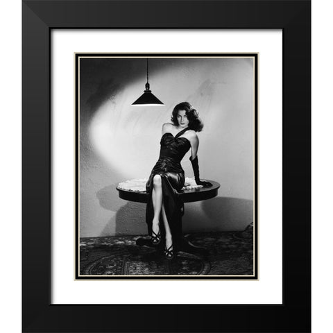 Ava Gardner, The Killers, 1946 Black Modern Wood Framed Art Print with Double Matting by Vintage Hollywood Archive