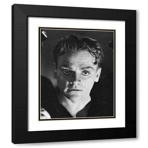 James Cagney, Angels Final Walk, 1938 Black Modern Wood Framed Art Print with Double Matting by Vintage Hollywood Archive