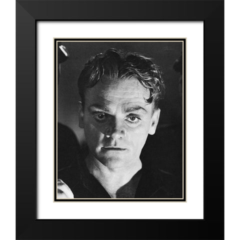 James Cagney, Angels Final Walk, 1938 Black Modern Wood Framed Art Print with Double Matting by Vintage Hollywood Archive