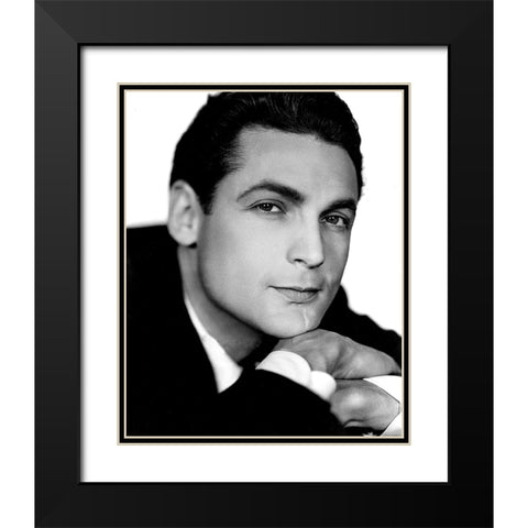 Charles Farrell Black Modern Wood Framed Art Print with Double Matting by Vintage Hollywood Archive