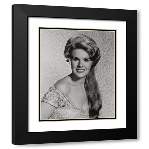 Connie Stevens Black Modern Wood Framed Art Print with Double Matting by Vintage Hollywood Archive