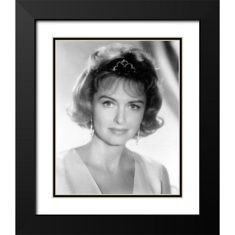 Donna Reed Black Modern Wood Framed Art Print with Double Matting by Vintage Hollywood Archive