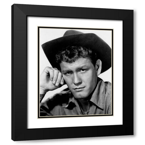 Earl Holliman, The Rainmaker, 1956 Black Modern Wood Framed Art Print with Double Matting by Vintage Hollywood Archive