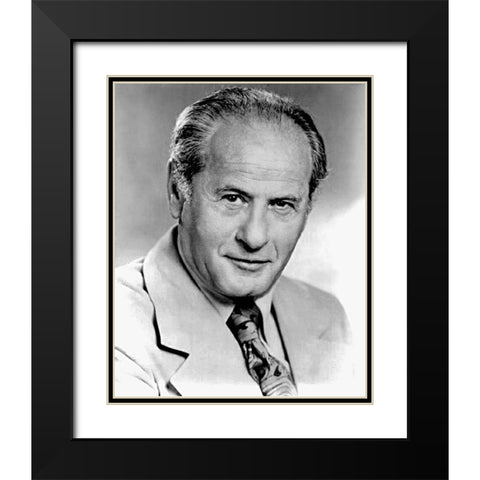 Eli Wallach Black Modern Wood Framed Art Print with Double Matting by Vintage Hollywood Archive