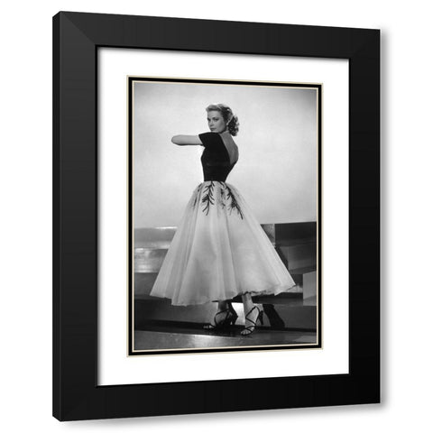 Grace Kelly, Rear Window, 1954 I Black Modern Wood Framed Art Print with Double Matting by Vintage Hollywood Archive