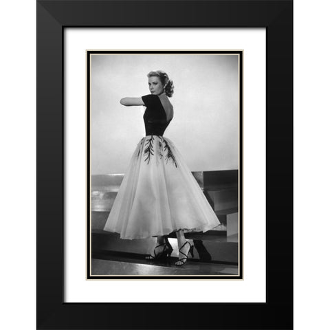Grace Kelly, Rear Window, 1954 I Black Modern Wood Framed Art Print with Double Matting by Vintage Hollywood Archive