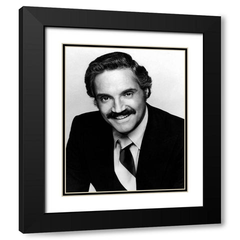 Hal Linden Black Modern Wood Framed Art Print with Double Matting by Vintage Hollywood Archive