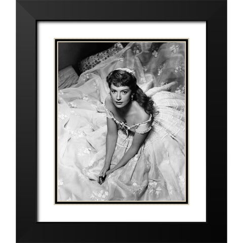 Hedy Lamarr, The King and I, 1956 Black Modern Wood Framed Art Print with Double Matting by Vintage Hollywood Archive