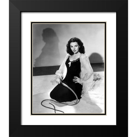 Hedy Lamarr, The Strange Woman, 1946 Black Modern Wood Framed Art Print with Double Matting by Vintage Hollywood Archive