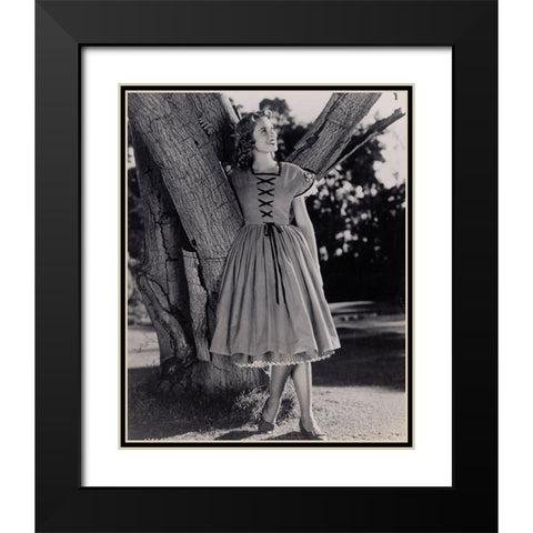 Janet Leigh, 1947 Black Modern Wood Framed Art Print with Double Matting by Vintage Hollywood Archive