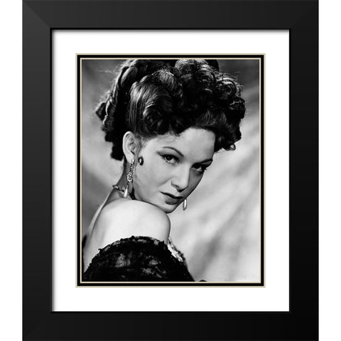 Jean Kent Black Modern Wood Framed Art Print with Double Matting by Vintage Hollywood Archive