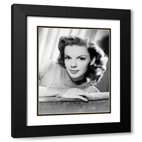 Judy Garland, The Harvey Girls Black Modern Wood Framed Art Print with Double Matting by Vintage Hollywood Archive
