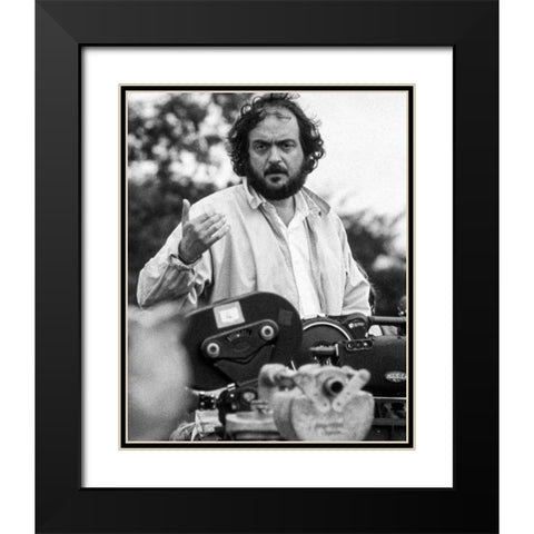 Stanley Kubrick, Barry Lyndon, 1975 Black Modern Wood Framed Art Print with Double Matting by Vintage Hollywood Archive