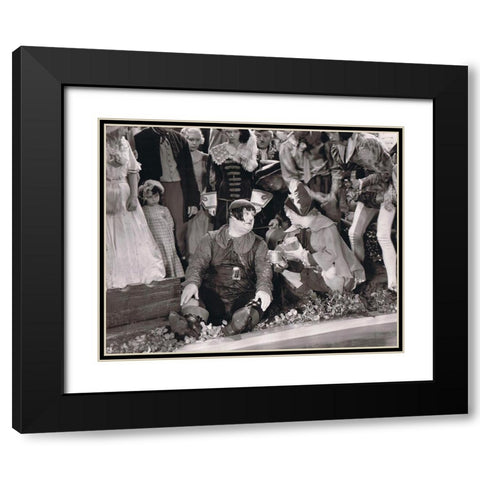 Babes in Toyland Black Modern Wood Framed Art Print with Double Matting by Vintage Hollywood Archive