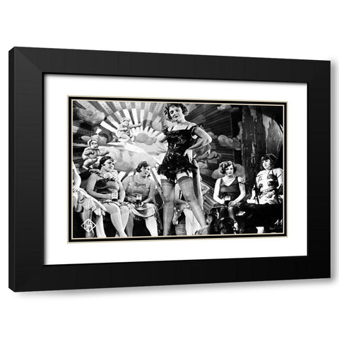 Lola Lola, The Blue Angel Black Modern Wood Framed Art Print with Double Matting by Vintage Hollywood Archive