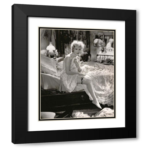 Miriam Hopkins,Â Dr. Jekyll and Mr. Hyde, 1931 Black Modern Wood Framed Art Print with Double Matting by Vintage Hollywood Archive