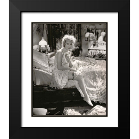 Miriam Hopkins,Â Dr. Jekyll and Mr. Hyde, 1931 Black Modern Wood Framed Art Print with Double Matting by Vintage Hollywood Archive