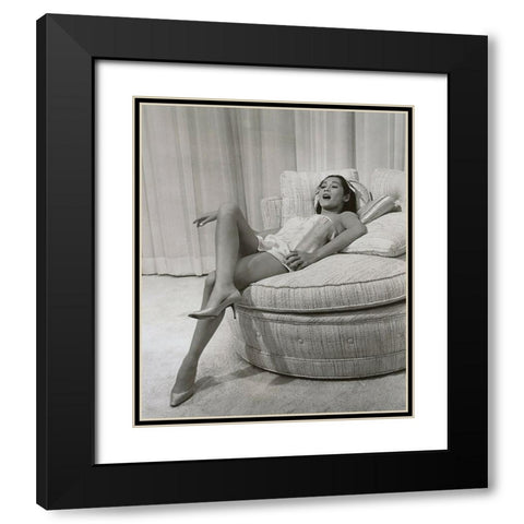 Nancy Kwan,Â Flower Drum Song, 1961 Black Modern Wood Framed Art Print with Double Matting by Vintage Hollywood Archive