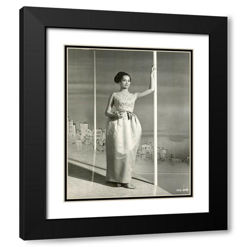 Nancy Kwan,Â Flower Drum Song, 1961 Black Modern Wood Framed Art Print with Double Matting by Vintage Hollywood Archive