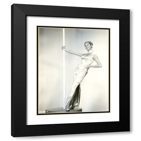 Nancy Kwan,Â Flower Drum Song, 1961 Black Modern Wood Framed Art Print with Double Matting by Vintage Hollywood Archive