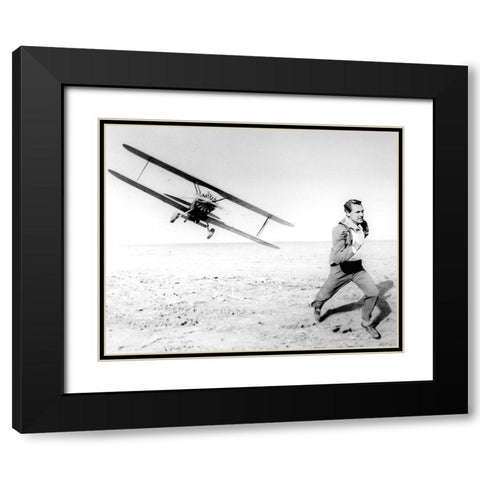 Cary Grant Black Modern Wood Framed Art Print with Double Matting by Vintage Hollywood Archive