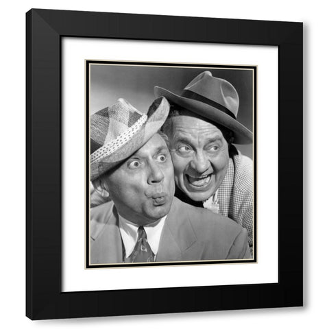 Olsen and Johnson Black Modern Wood Framed Art Print with Double Matting by Vintage Hollywood Archive