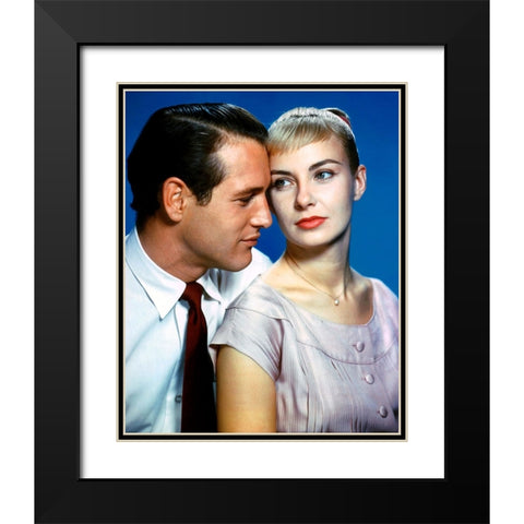 Paul Newman,Â Joanne Woodward, The Long, Hot Summer, 1958 Black Modern Wood Framed Art Print with Double Matting by Vintage Hollywood Archive
