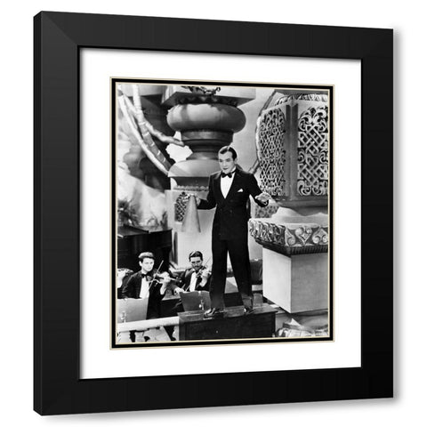 Harry Richman Black Modern Wood Framed Art Print with Double Matting by Vintage Hollywood Archive