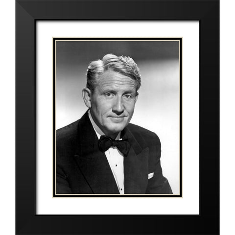 Spencer Tracy, State of the Union Black Modern Wood Framed Art Print with Double Matting by Vintage Hollywood Archive